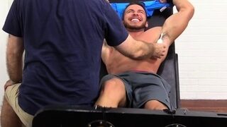 Dudes are in for a perverted foot fetish gay tryout on cam