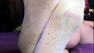 Exotic brunette hardcore foot fetish fuck